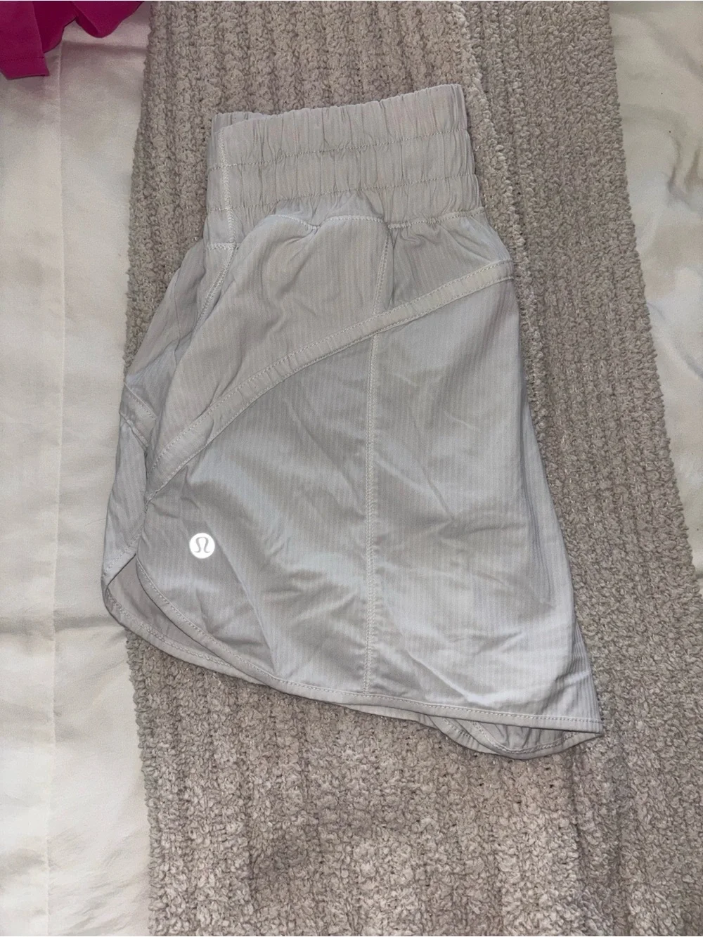 Lululemon Track That High Rise 3” White Shorts Size 4